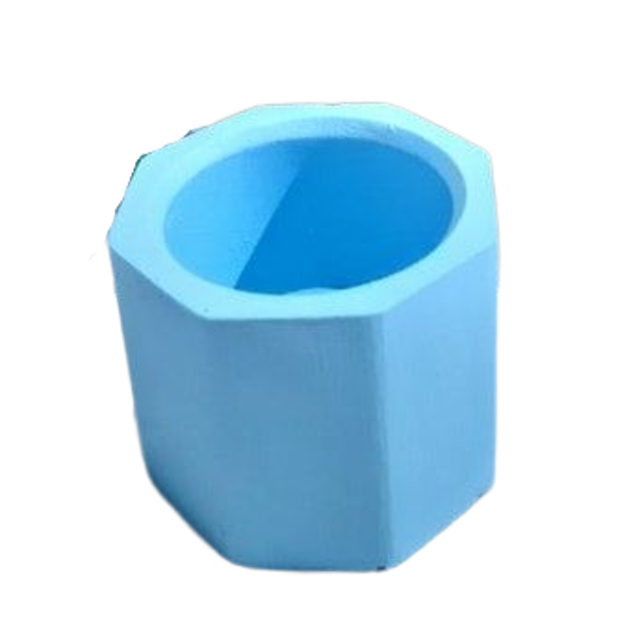 Mini Concrete Octagon Pot  3