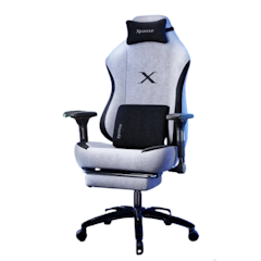 Breath Fabric Chair With Foot Rest