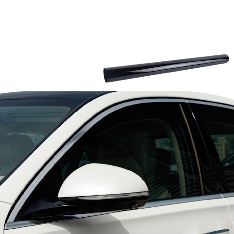Scratch-Proof Super Black / Medium / Neutral Black Car Tint Roll 1