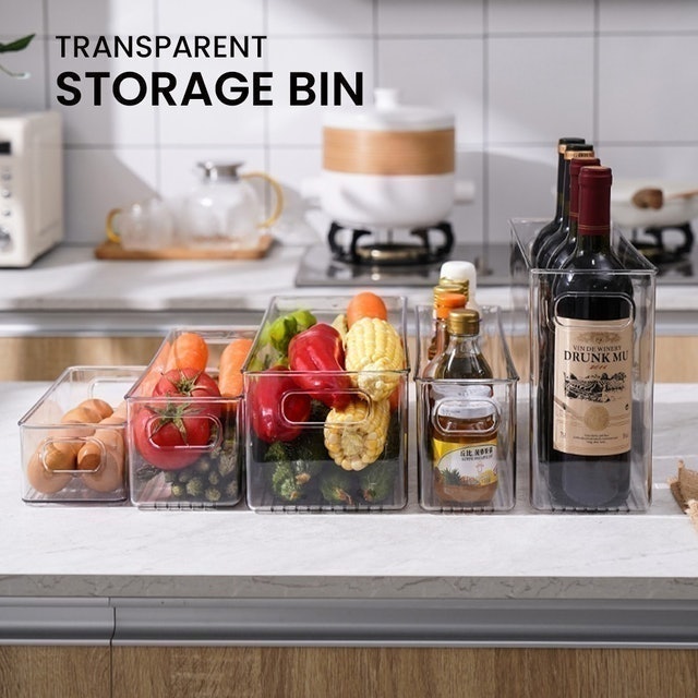 Transparent Storage Bin 2