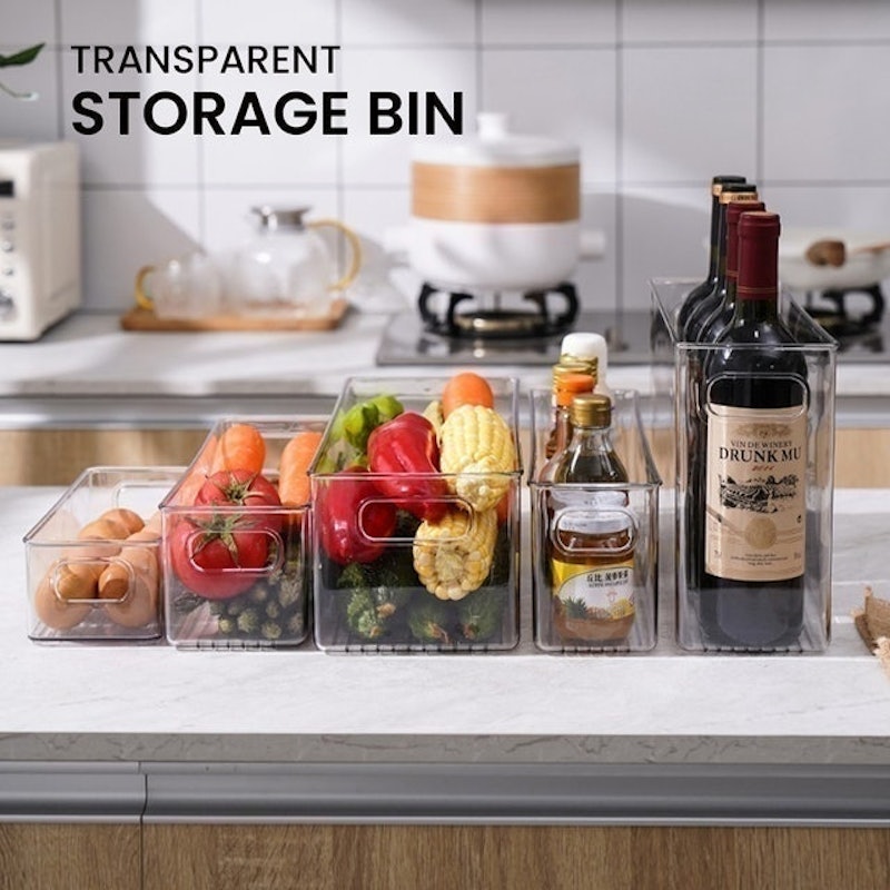 Transparent Storage Bin 2