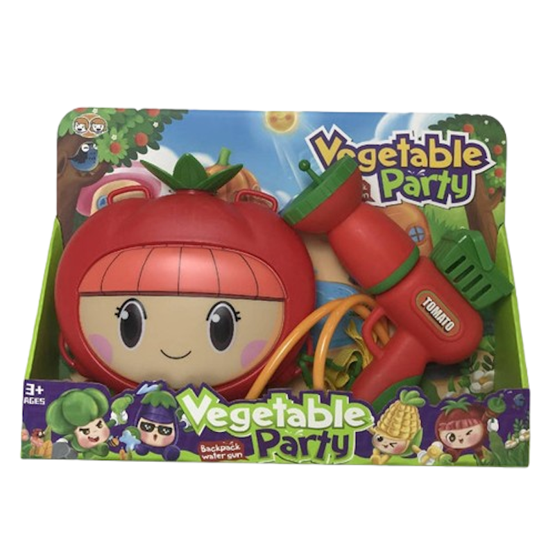 Vegetable Party Backpack Water Gun 1