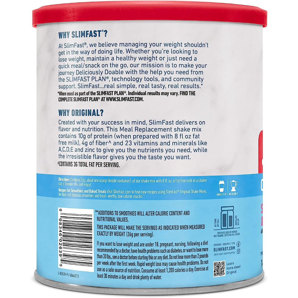 Original Strawberries & Cream Meal Replacement Shake Mix 2