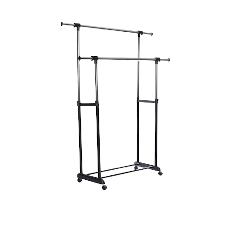 Living Master Mobile Clothes Rack Double 1