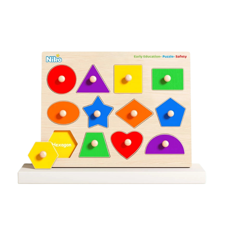 ABC Letter Digital Puzzle Wooden Toys For Kids 2