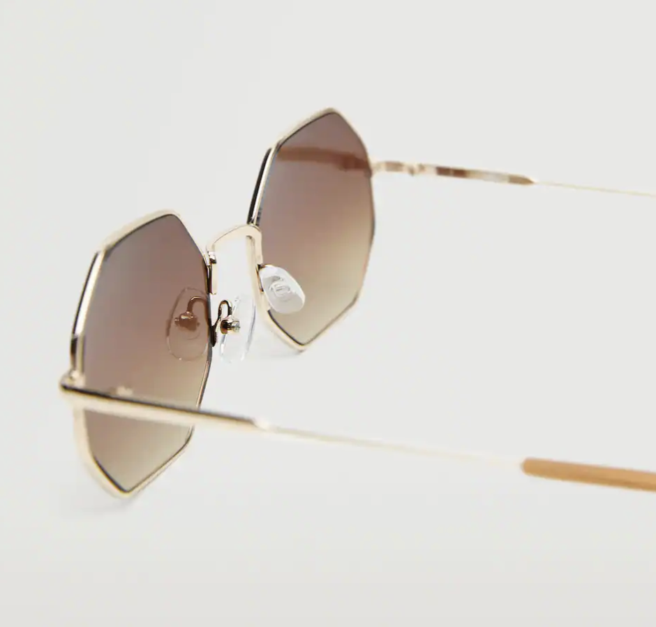 Hexagonal Metal Frame Sunglasses 3