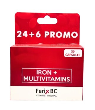 Iron plus Multivitamins 24+6 Promo Capsules	  1