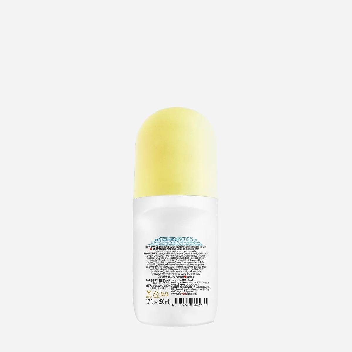 Natural Deodorant Beauty +PLUS Powder Light 3