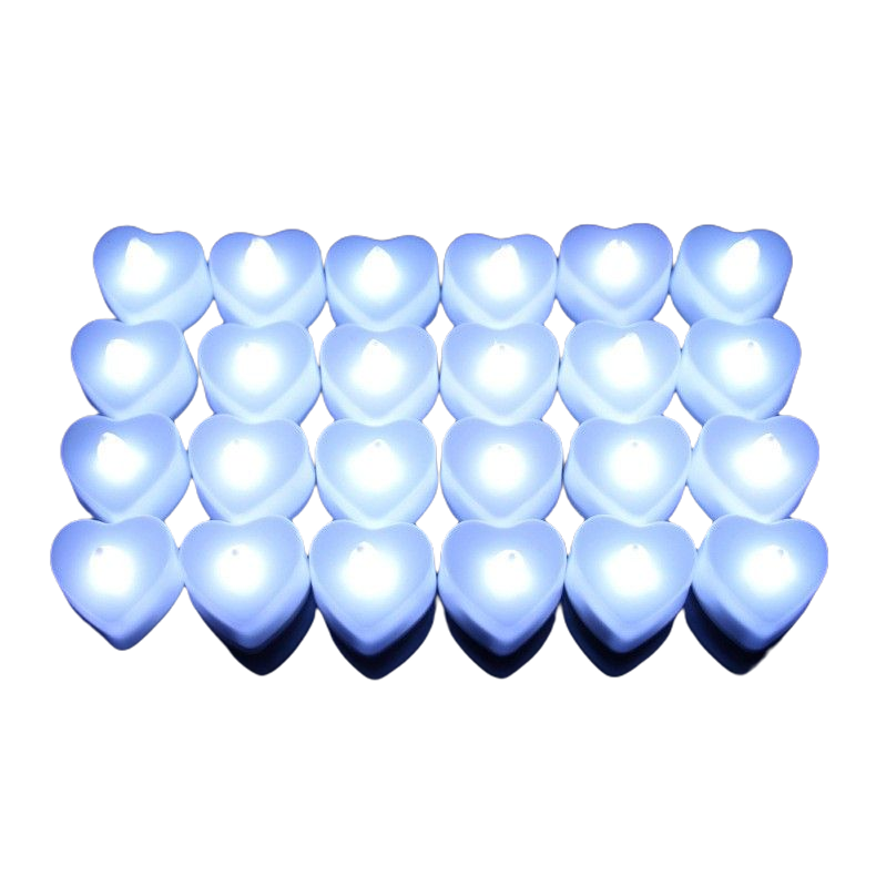 Heart-Shaped Flameless Candles 4