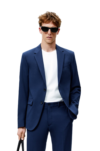 Slim Fit Suit Blazer 2
