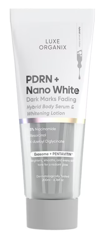 PDRN Plus Nano White Dark Marks Fading Hybrid Body Serum and Whitening Lotion 1