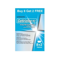 Cetirizine 10mg 8+2 Capsules
