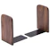 Wooden Bookends with Metal Base 1