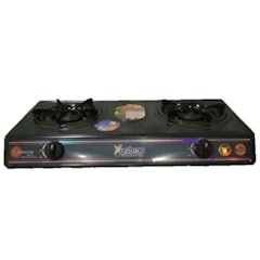 Teflon-Coated Double Burner Gas Stove