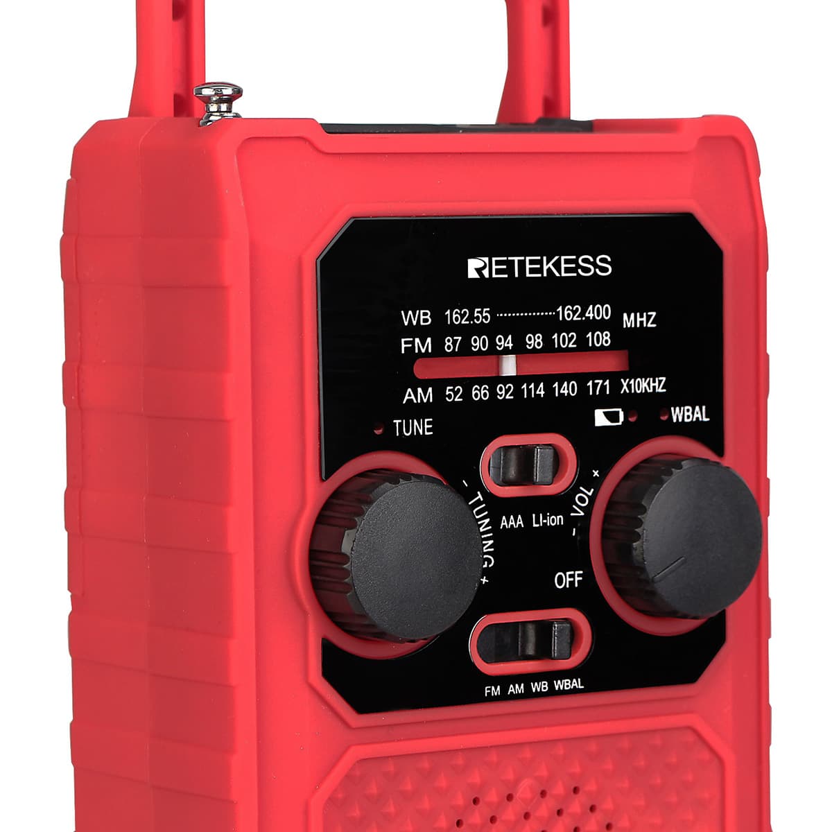TR201 5000mAh Multifunctional Solar Hand Crank Radio 8