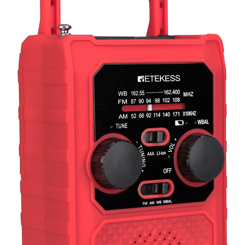 TR201 5000mAh Multifunctional Solar Hand Crank Radio 8
