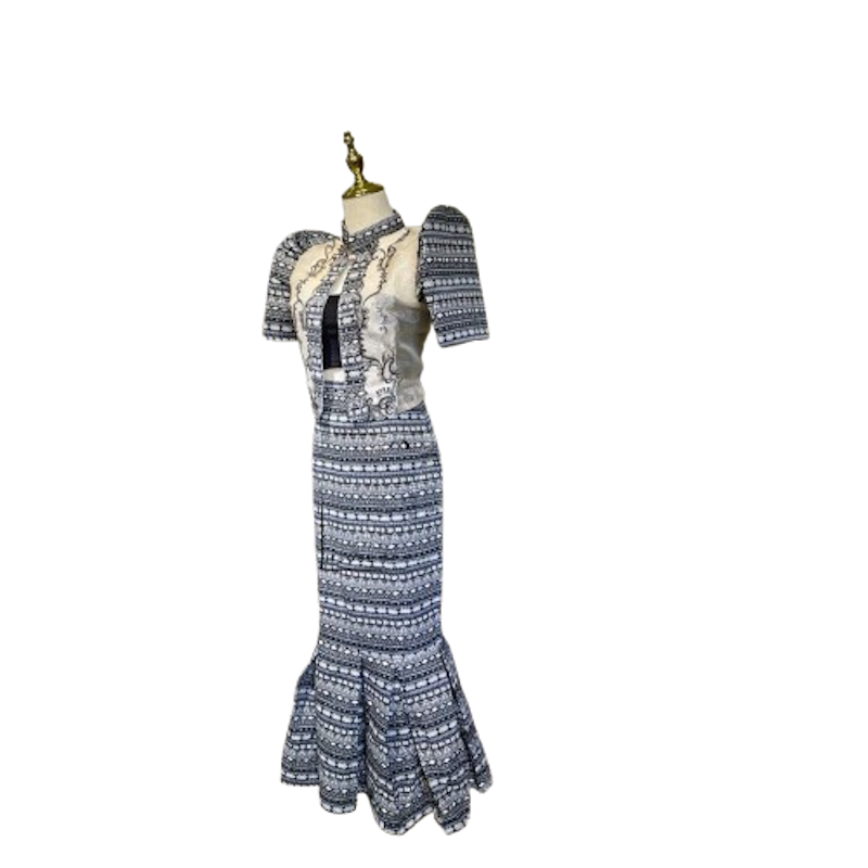 Ethnic Black Bolero Filipiñiana 1