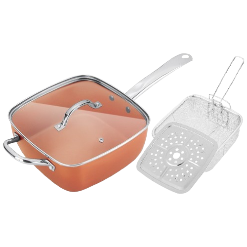 Deep Fryer Non Stick Frying Pan 1
