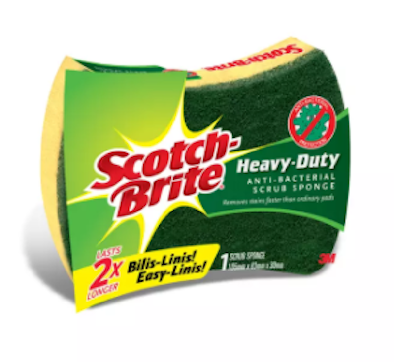 Heavy Duty Antibacterial Scrub Sponge 1