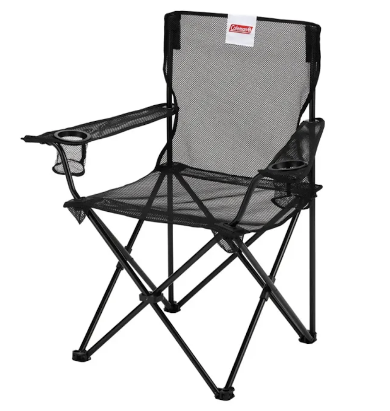Foldable and Lightweight Quad-Style Arm Chair with Arm Rest 1