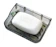 Locaupin Transparent Wall Mounted Self Draining Soap Holder Hanging Bathroom Organizer Shelf 1