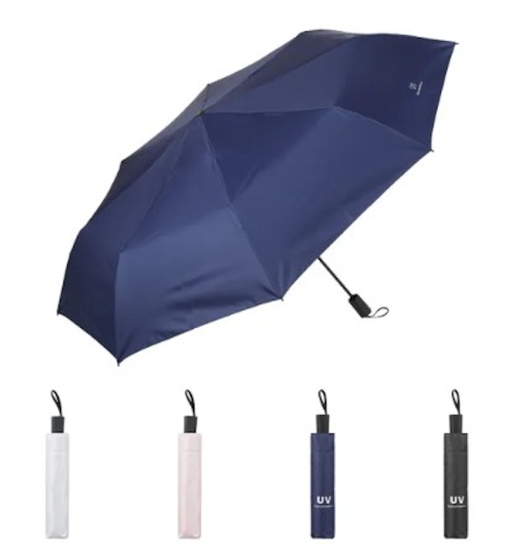 XL Ultra Light UV Protection Three-fold Sunscreen Umbrella 1