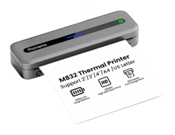 Portable Wireless A4 Printer	  1