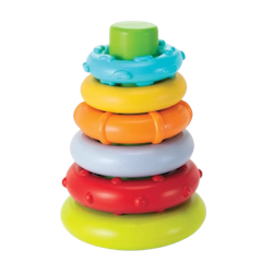 Rock 'N Stack Rings (BPA-Free) | Sensory Developmental Toy