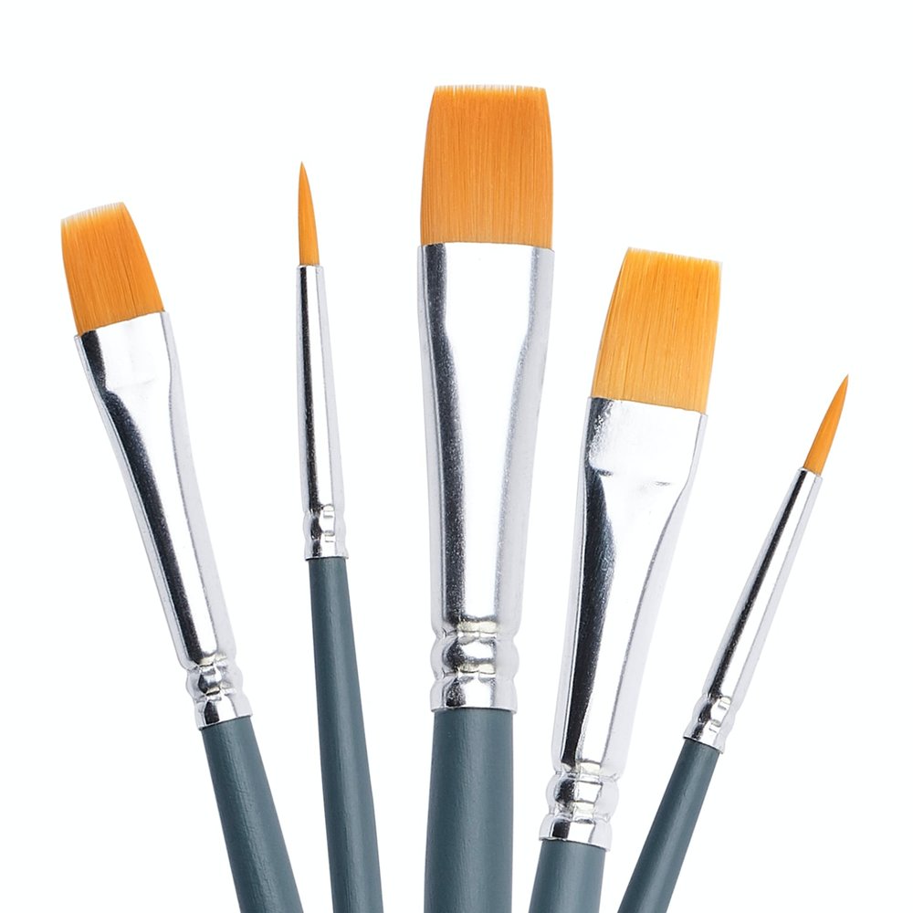 Watercolor Brush Pack With Short Handle 2