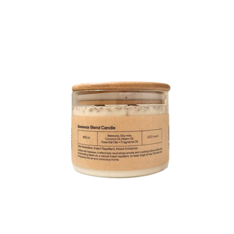 Natural Beeswax Blend 3-Wick Candle 1