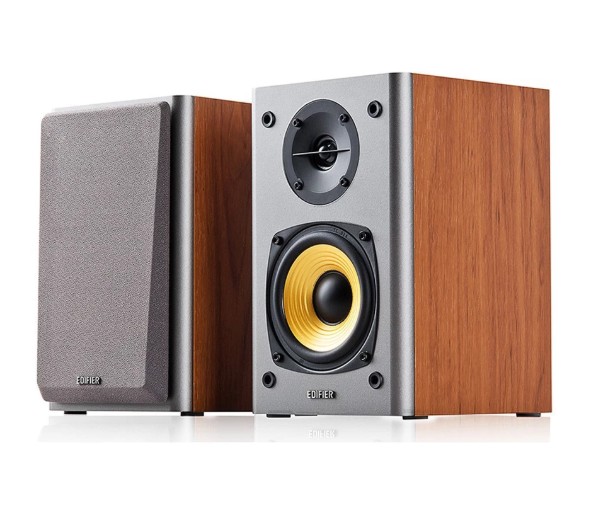 Portable Wood Bookshelf Speaker	  1