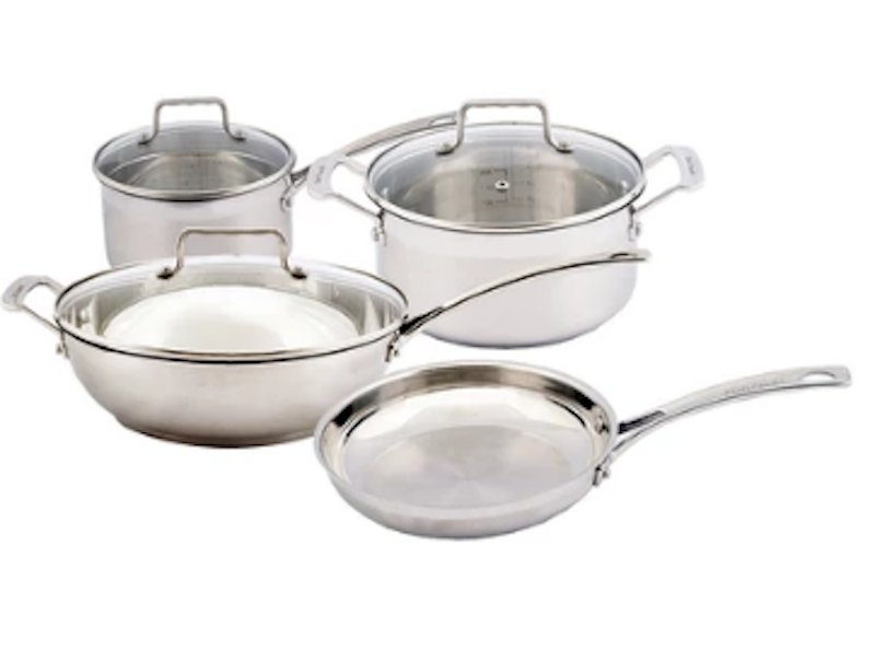 Cilantro Stainless Steel Cookware Set 7pcs 1