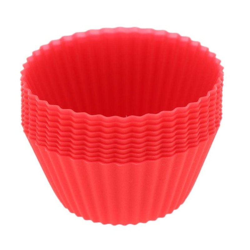 Anaeat Silicone Muffin Pan set- Regular 12 Cups Cupcake Tray, Non
