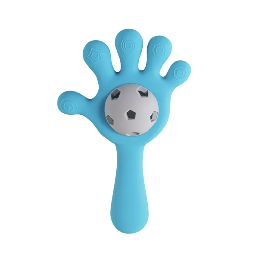 Silicone Hand Shape Rattle 1