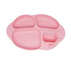 Yummy Dips Suction Divided Plate