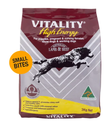 High Energy Lamb & Beef Dry Dog Food 3kg Puppy Adult Small Breed Hypoallergenic Philippines 1