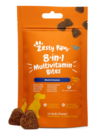 Zesty Paws 8-in-1 Multivitamin Bites for Dogs 1