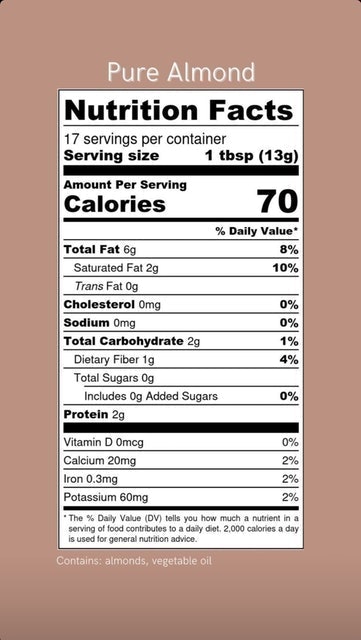 Pure Almond Butter 2