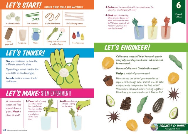 TinkerActive Workbooks: Kindergarten Science  3
