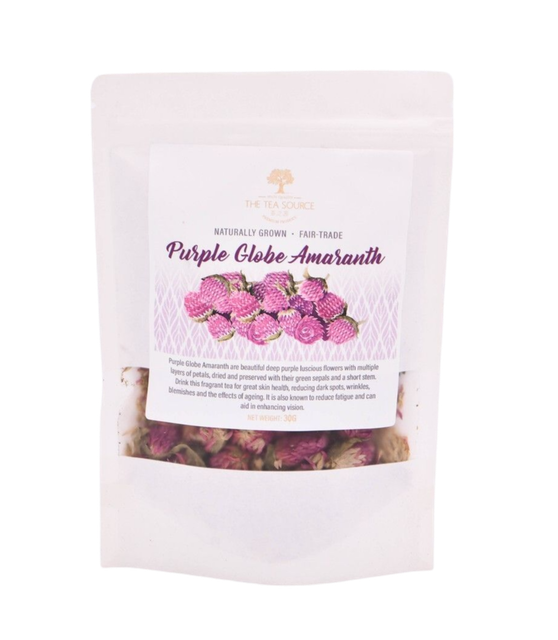 Dried Purple Globe Amaranth Flower Tea 2