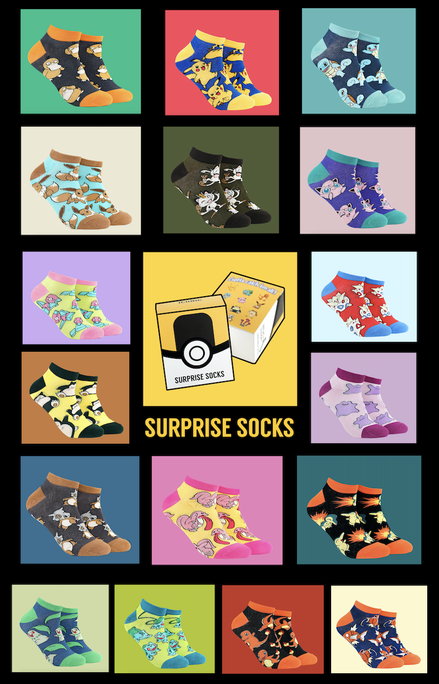 Pokemon Surprise Socks 2