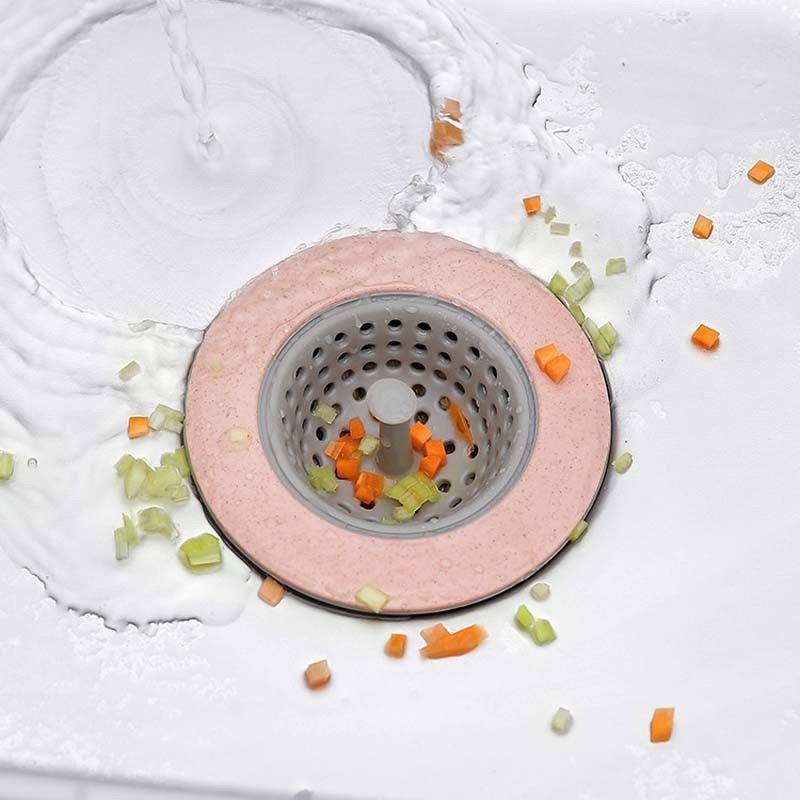 Silicone Bath Kitchen Waste Sink Strainer 2