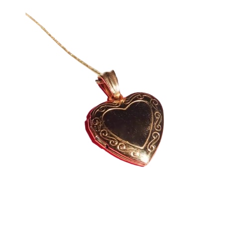 Garden Heart Locket Necklace 1