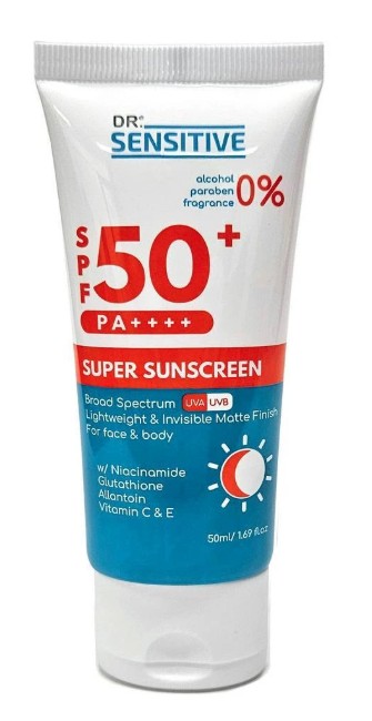 Super Sunscreen SPF 50+ PA++++ for Face and Body 50ml	  1