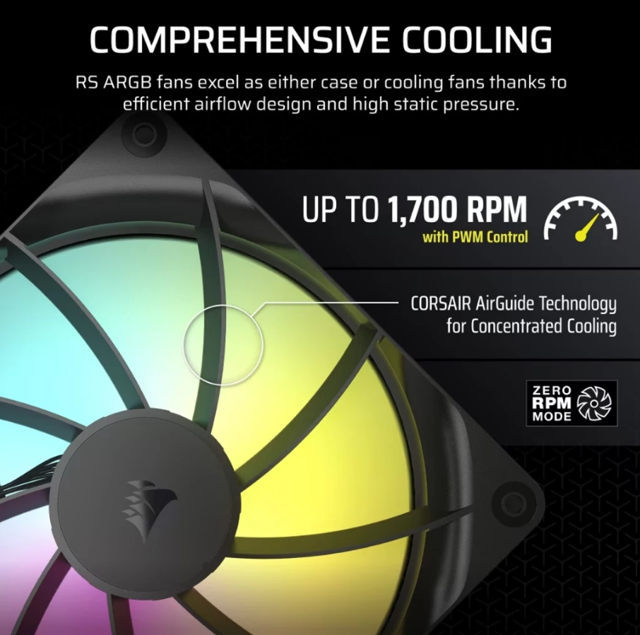 RS140 ARGB 140mm PWM Fan 4