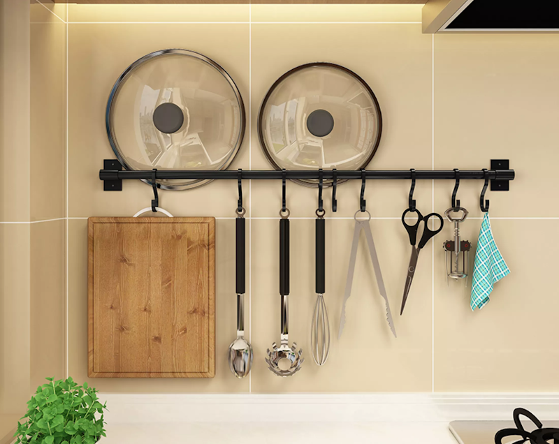 Kitchen Hanging Rack With Hooks 2