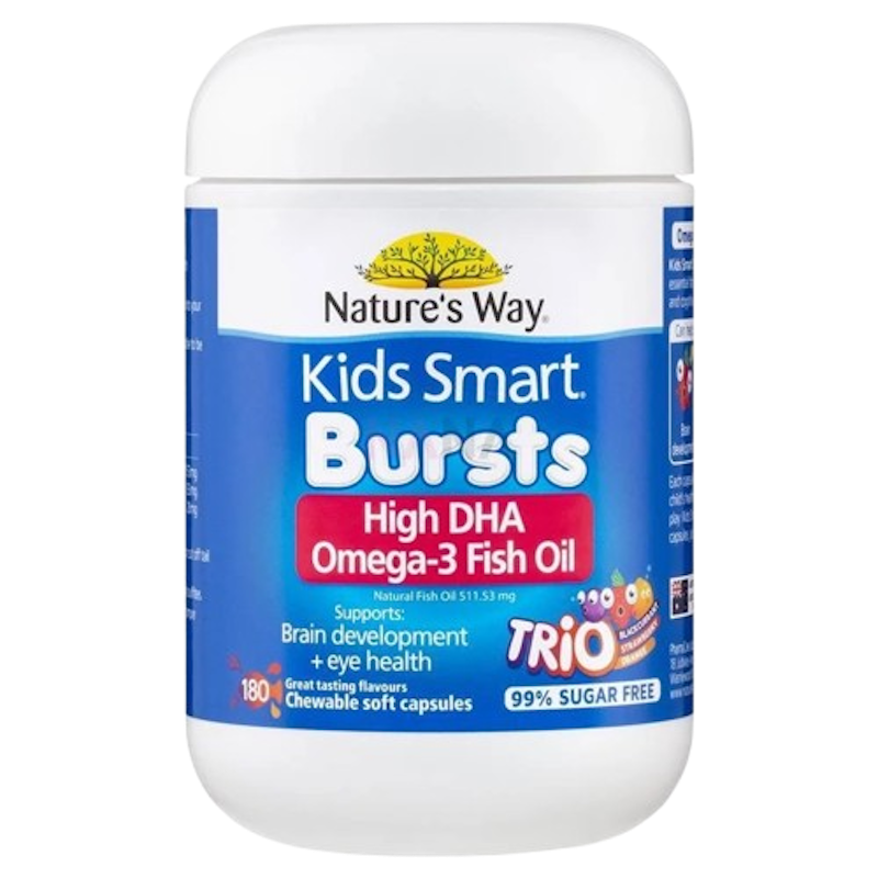 Kids Smart Bursts High DHA Omega-3 Fish Oil 1