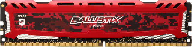 Ballistix Sport LT Red 16GB DDR4 1