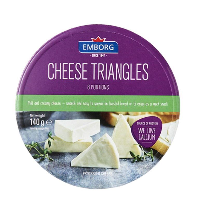 Processed Cheese Triangles 1