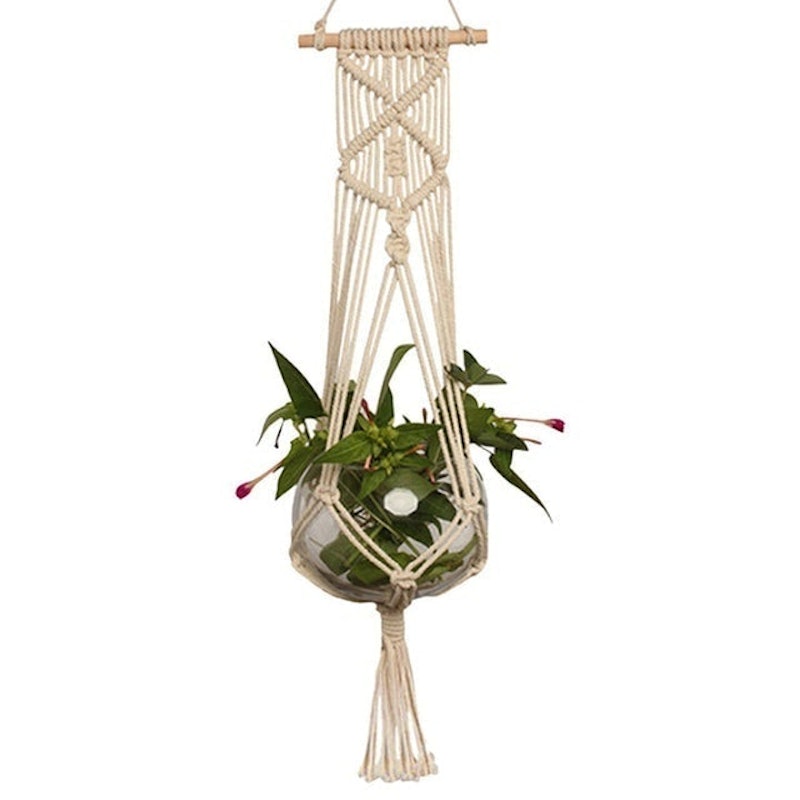 Braided Rope Hanging Planter 1